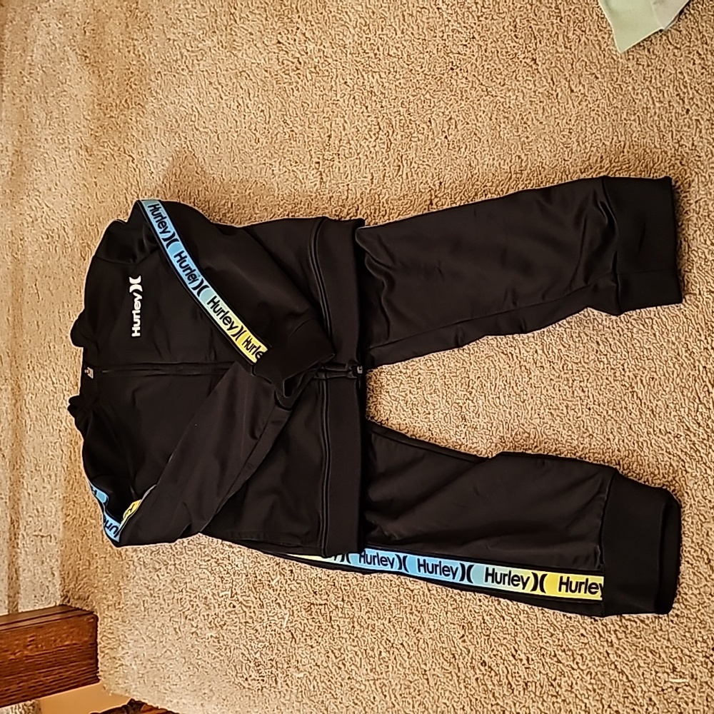 Boys Hurley 2 Piece Track Suit Size 6